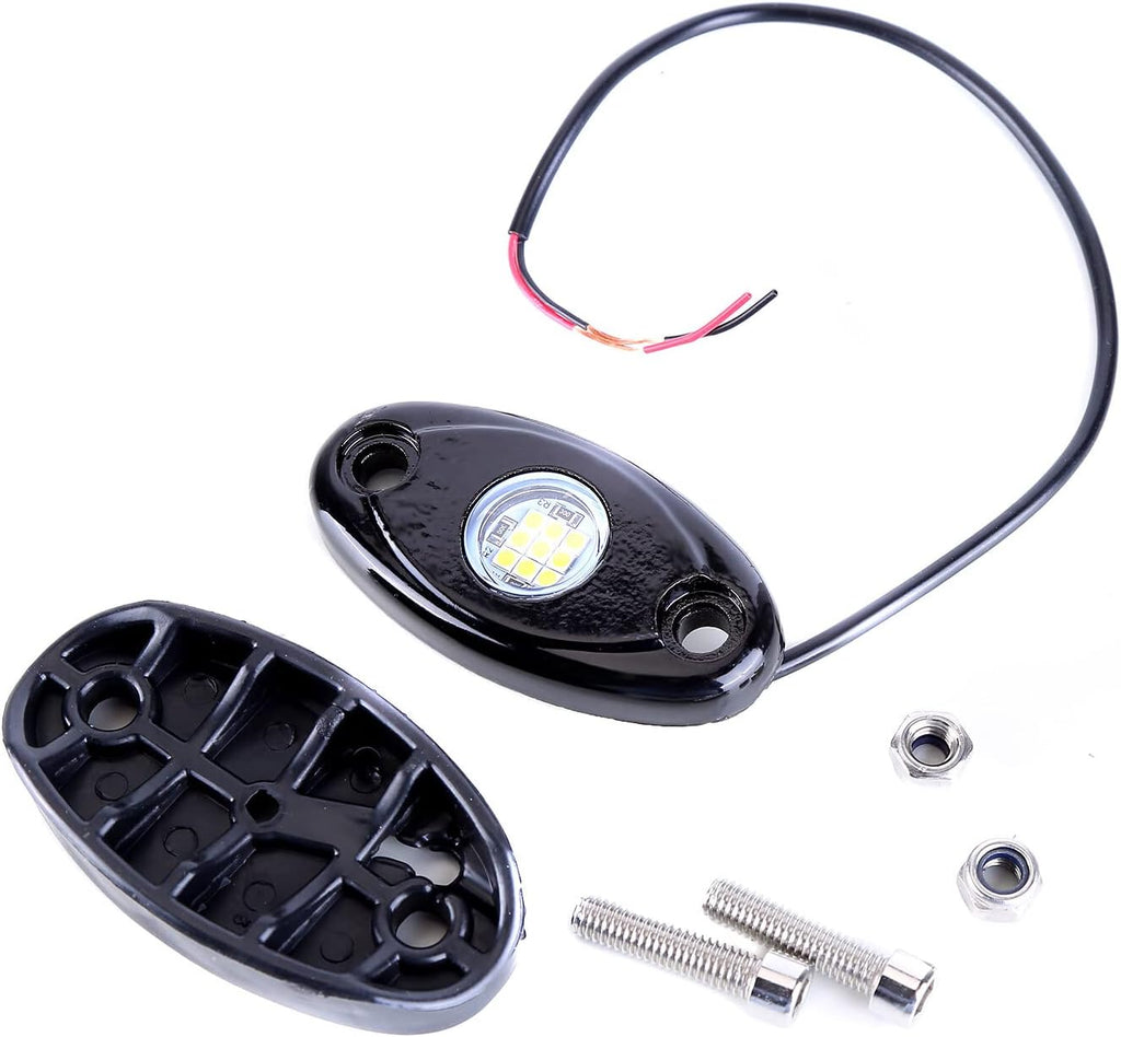 24 Pods LED Neon Underglow Light Waterproof Rock Light Kits 9W 800LM Y600419