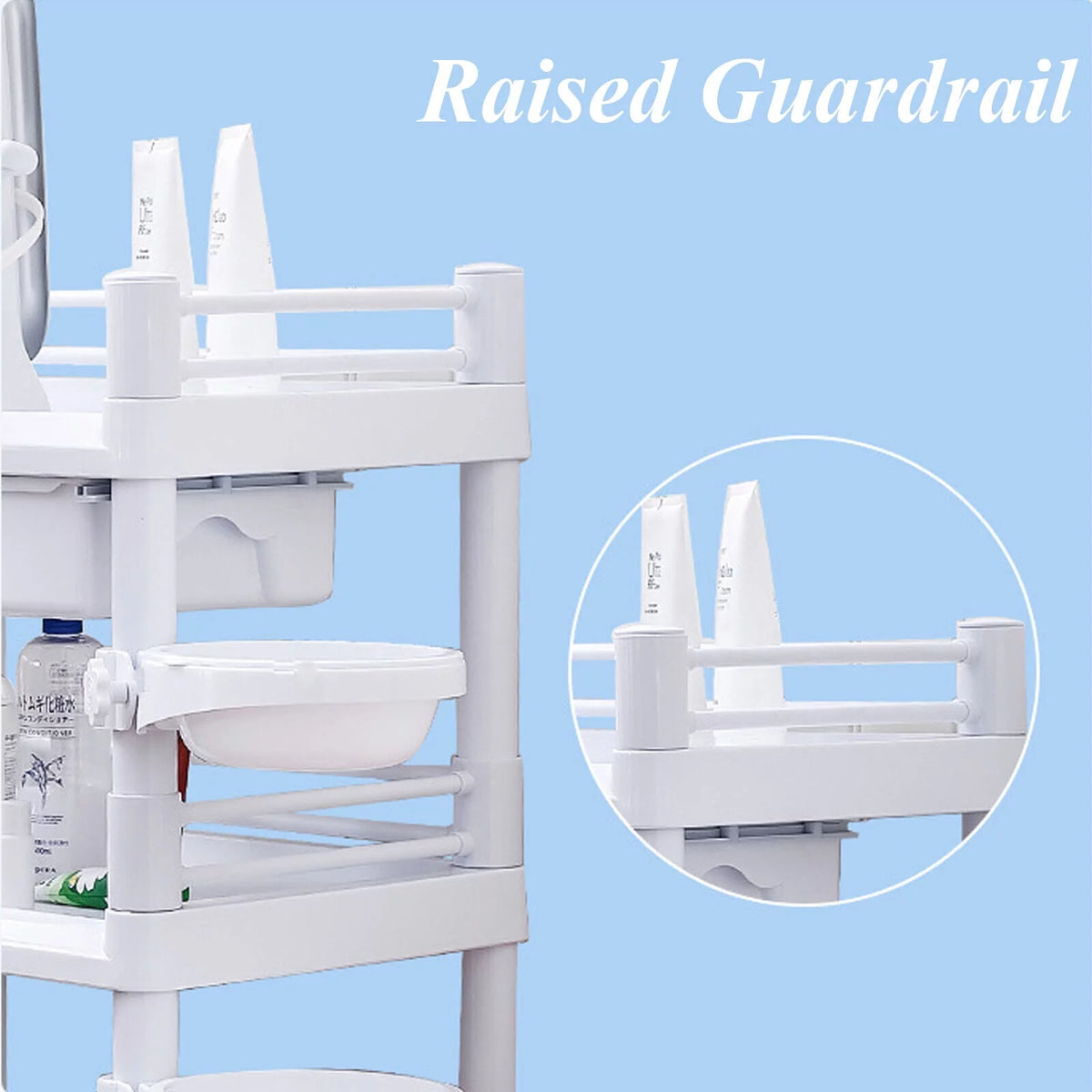3 Tier Rolling Utility Cart Q479