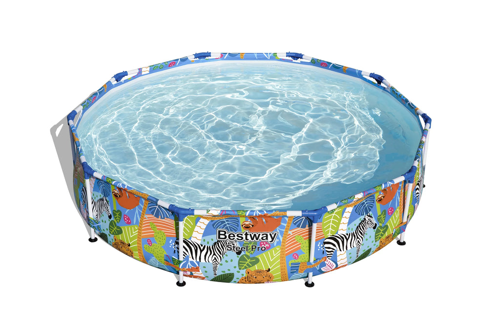 10 ft. x 26 in. Round Metal Frame Above Ground Pool M5696