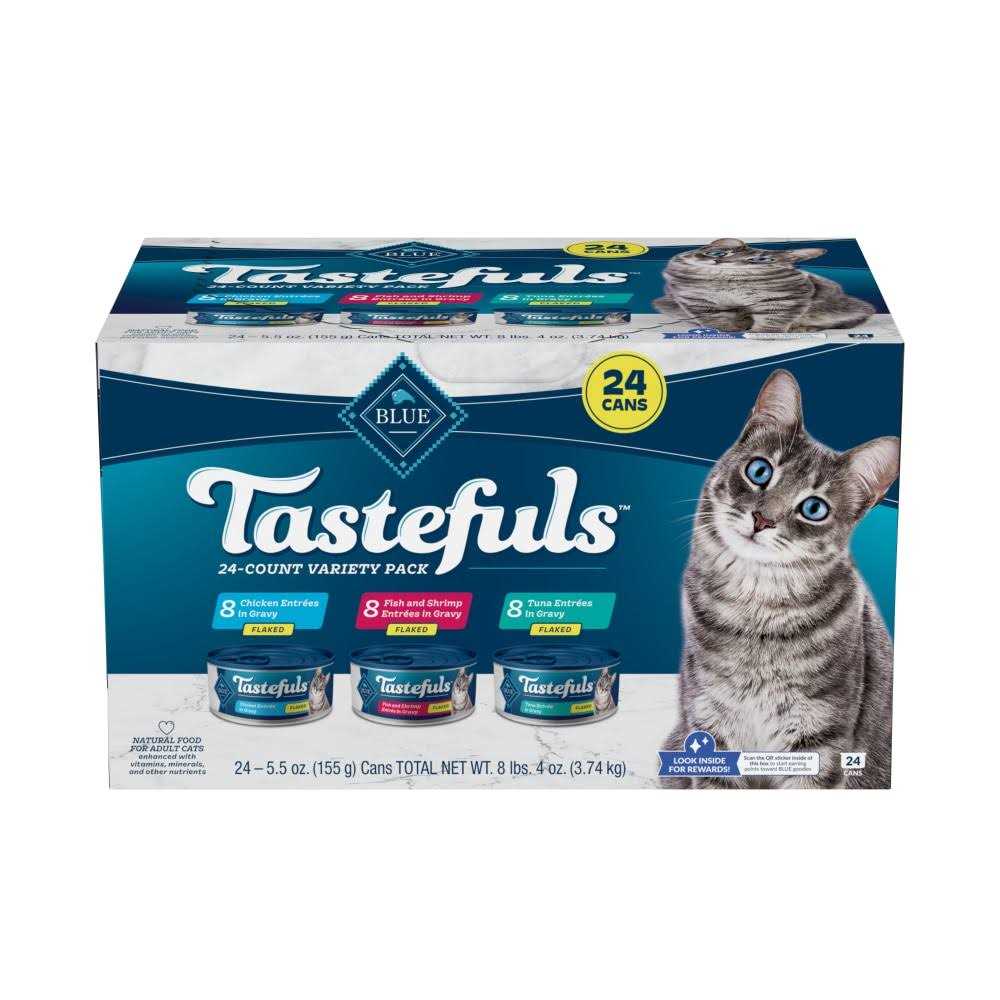 Tuna Chicken Fish & Shrimp Flaked Wet Cat Food C908