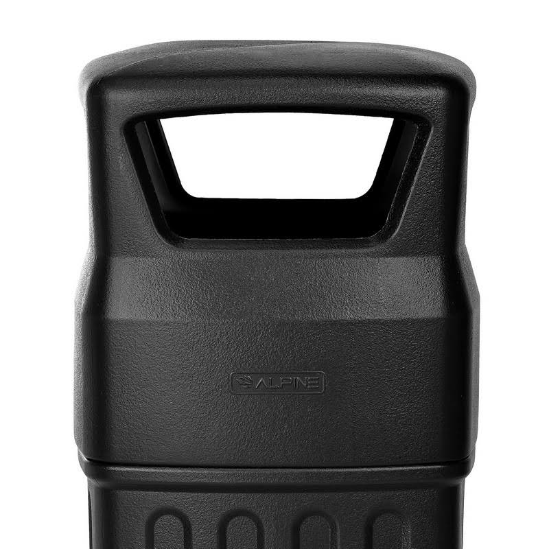 Black 16-Gallon Outdoor/Indoor Trash Can Y821309