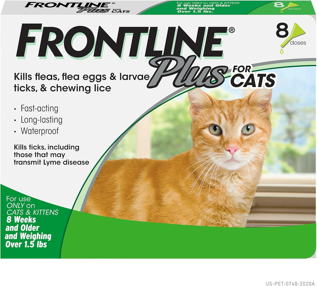 Flea and Tick Treatment for Cats (8 Doses) E422441