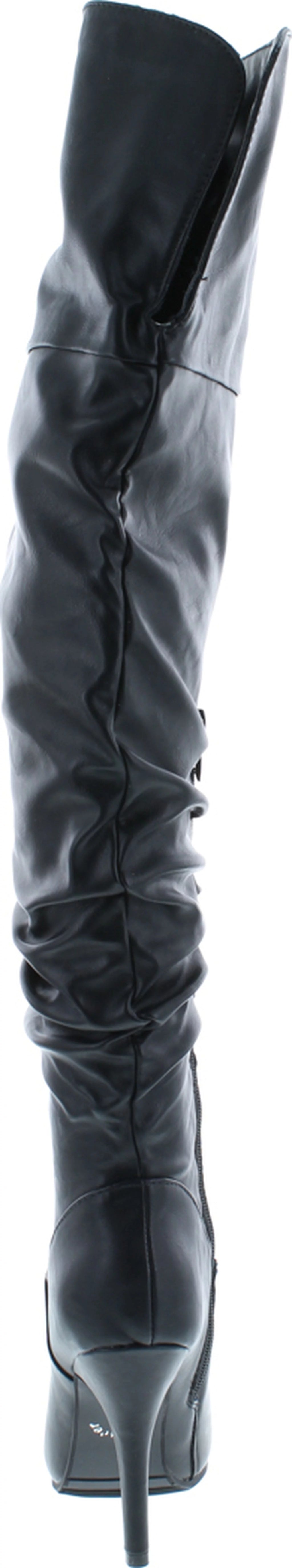 Pull On Over Knee High Boots Z25558