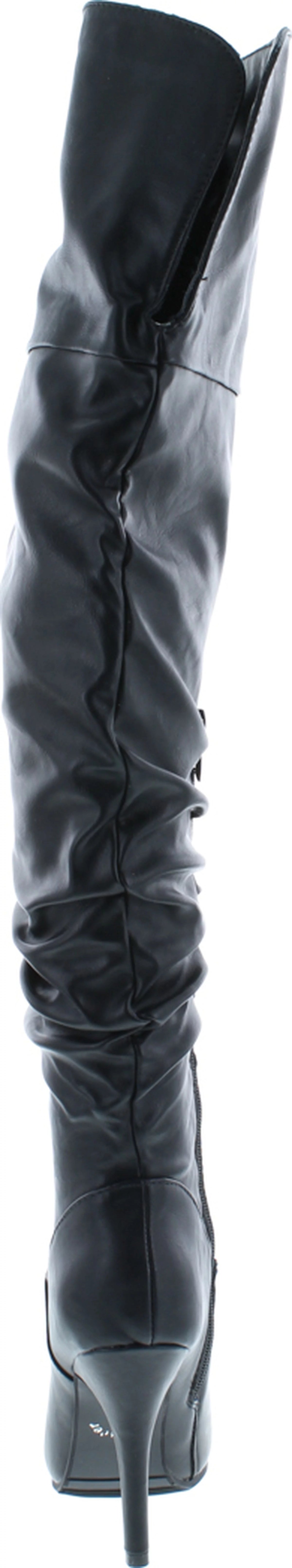 Pull On Over Knee High Boots Z25558