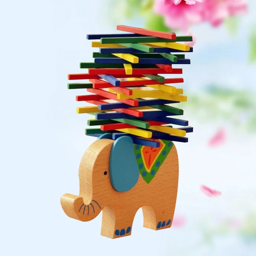 Wooden Stackable Building Blocks Educational Toys C6548