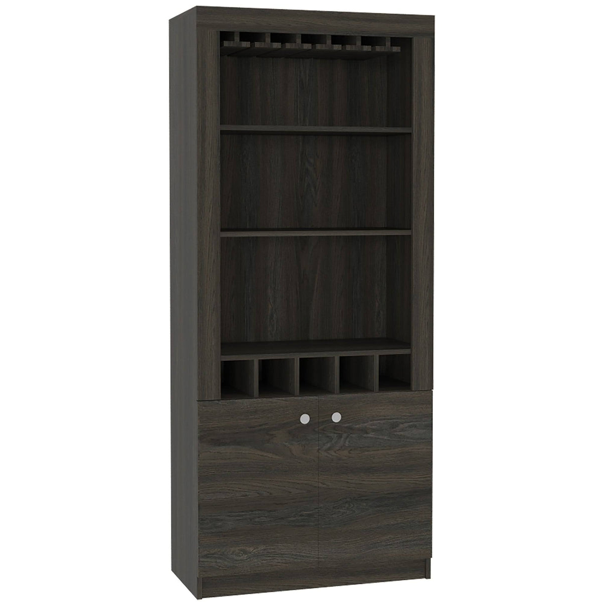 Black Wengue Bar Cabinet D81046