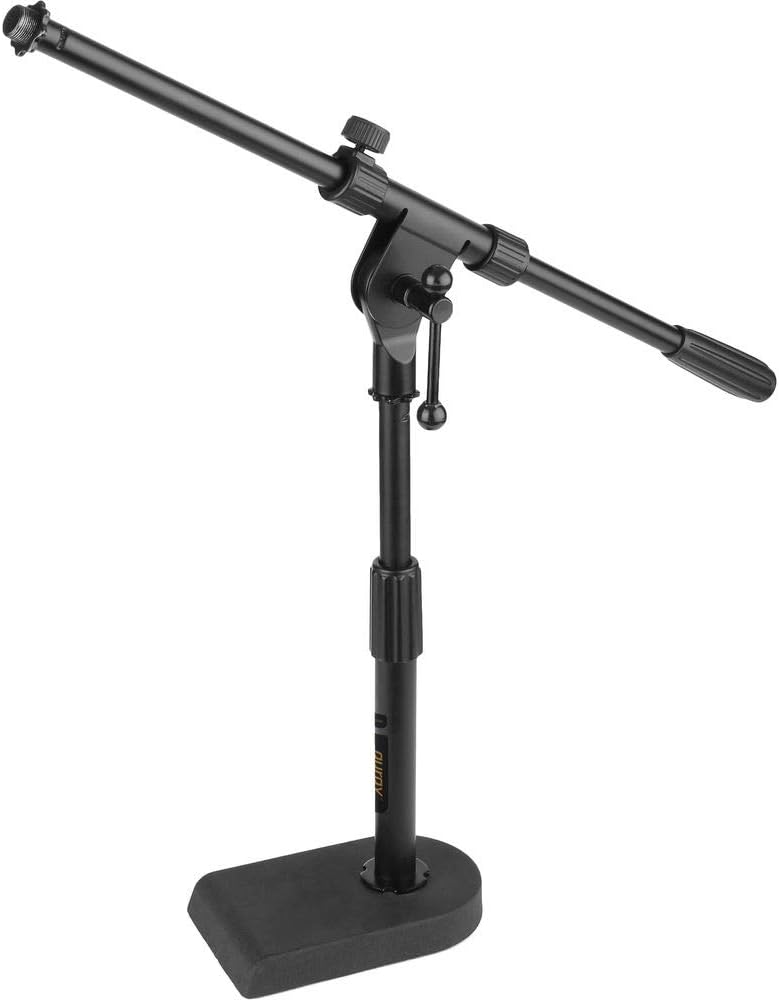 Black Dynamic Capture Mic with Microphone Stand & XLR Cable V621823