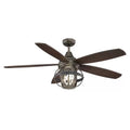 52x22 Caged Ceiling Fan with Remote Control and Light Kit B568047