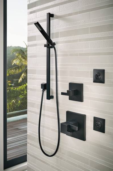Matte Black Thermostatic Valve Trim R359