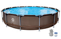 14ft x 33 Round Steel Frame Above-Ground Swimming Pool G580