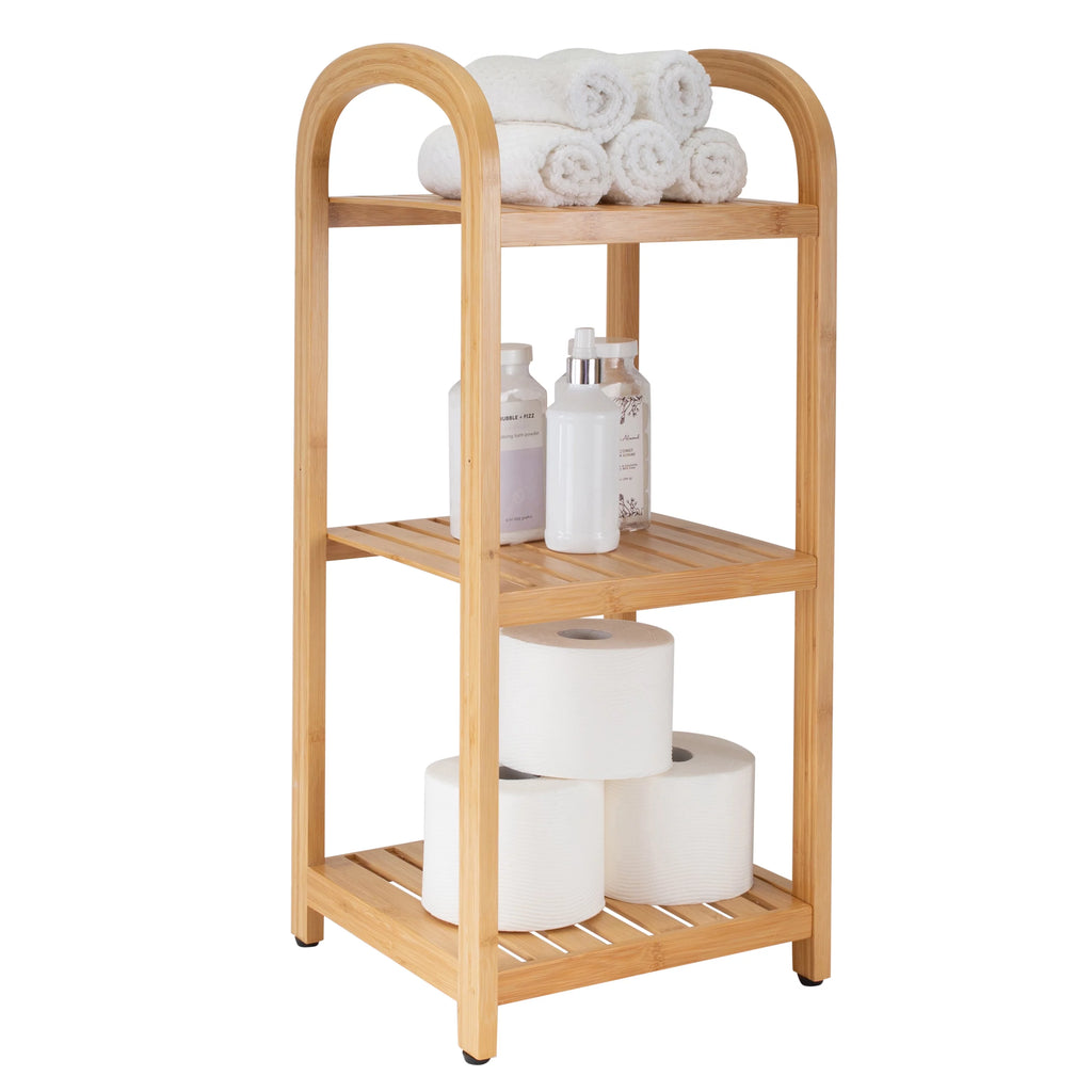 3 Tier Bamboo Storage Shelf L437588