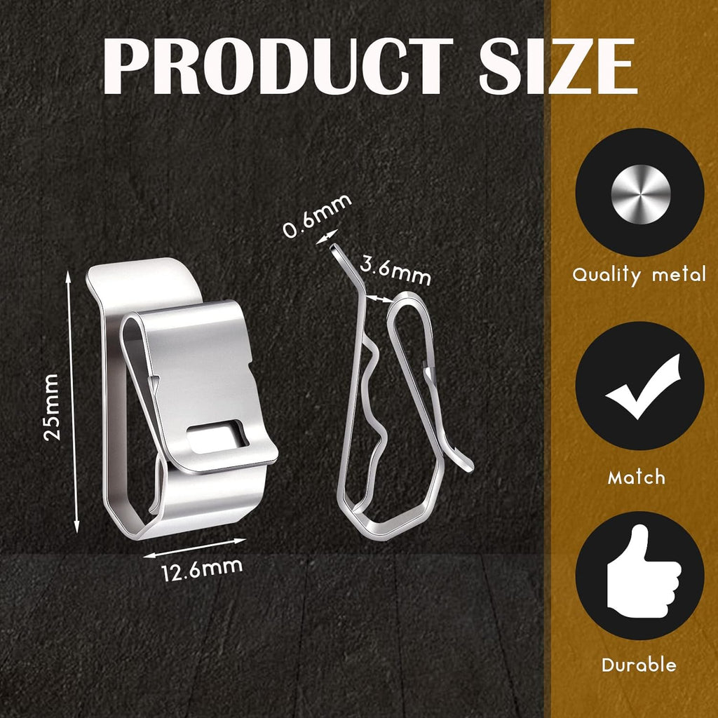 50 Pcs Stainless Steel Cable Clip A6542