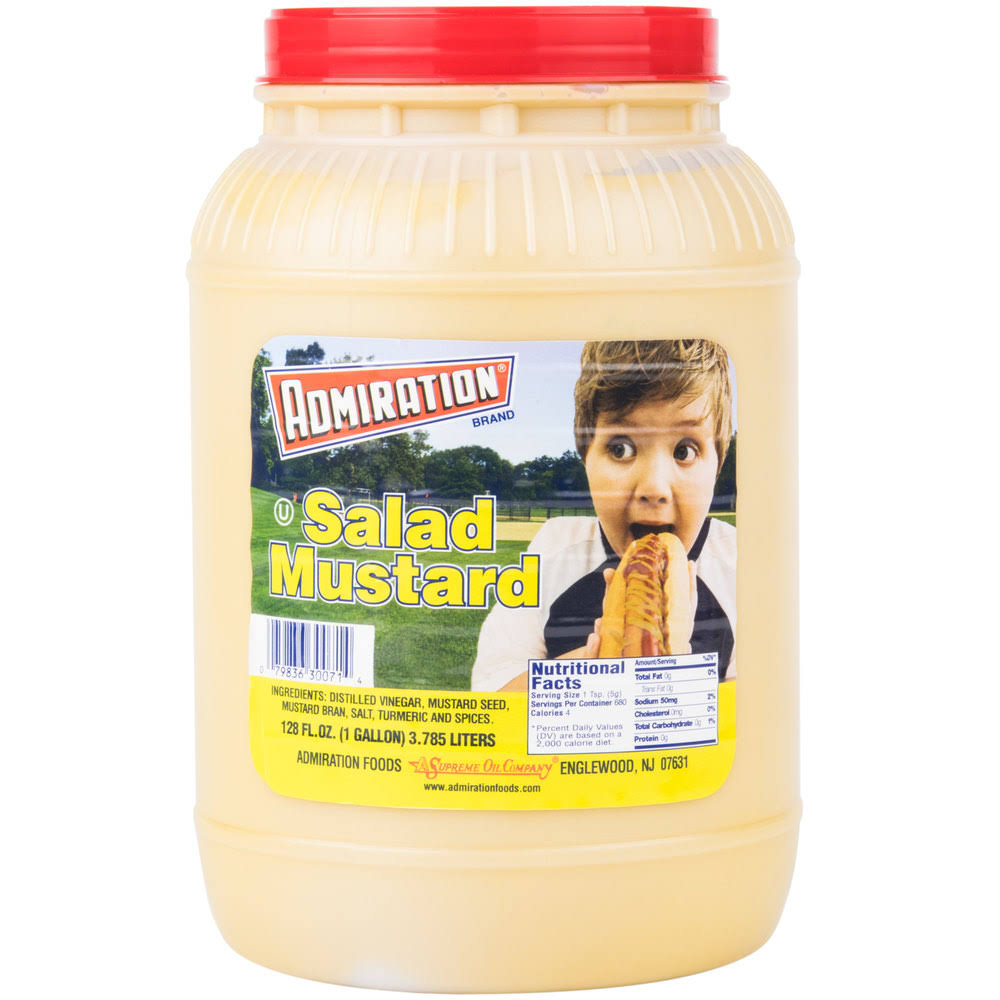 Yellow Mustard 1 Gallon Containers 4 Case Y9399