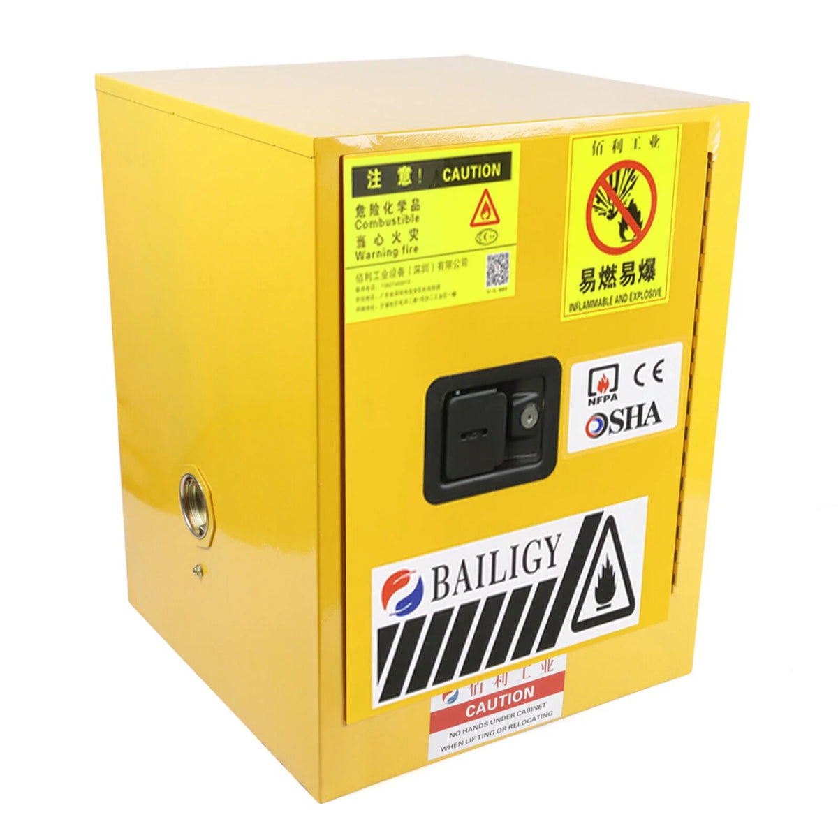 Flammable Liquid Storage Cabinet 4 Gallon Yellow V890