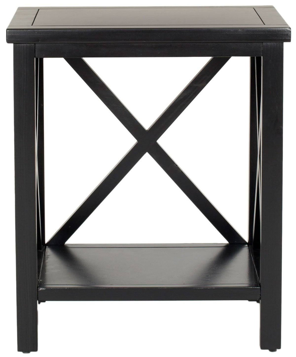 White Cross Back End Table R49341