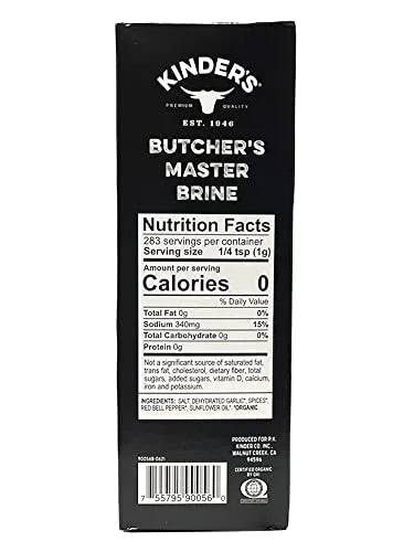 11.25-ounce Organic Turkey Brine and Rub Kit with Brining Bag F418