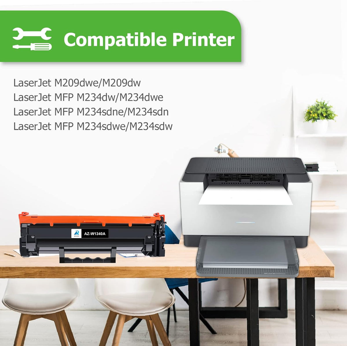 Compatible Toner Cartridge Replacement Black 4-Pack G9712