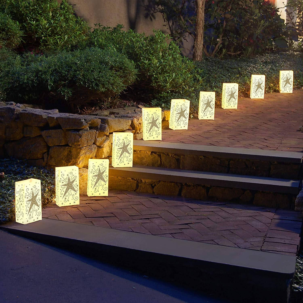 Decorative Electric Luminaria Kit 10 Count T979