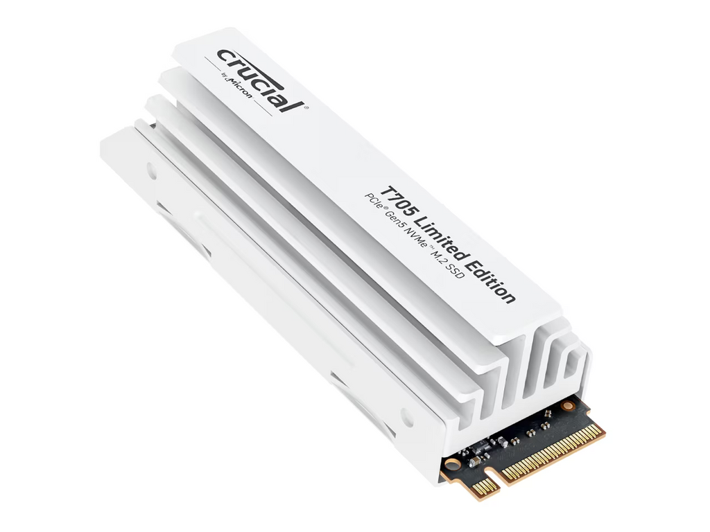 2TB PCIe Gen5 NVMe M.2 SSD with White Heatsink W8804