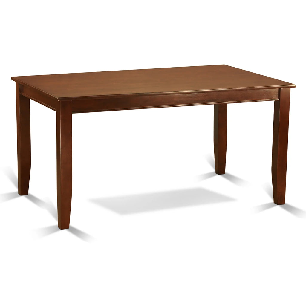 6 Pc Dining Set with Table Chairs and Bench Mahogany Finish Q93254