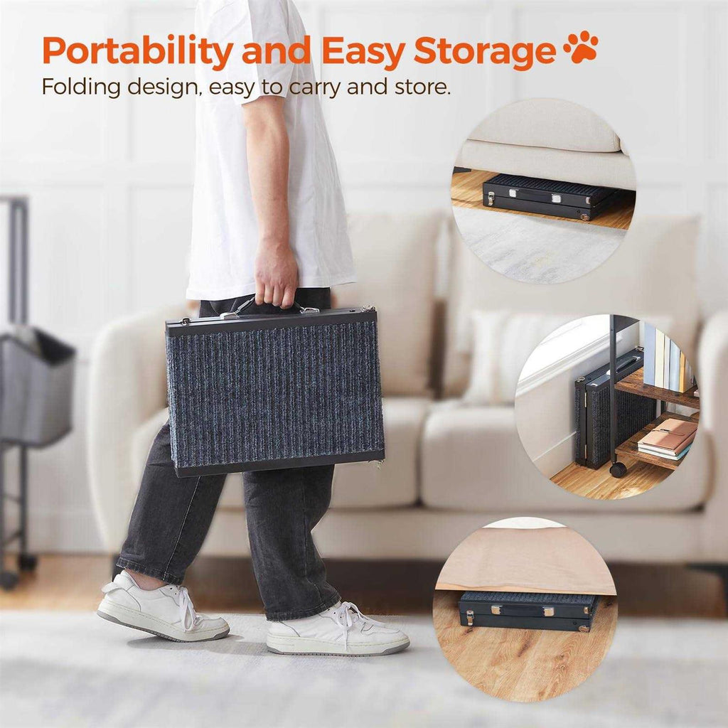 32” Long Portable Pet Ramp with Non-Slip Rug Surface F226646