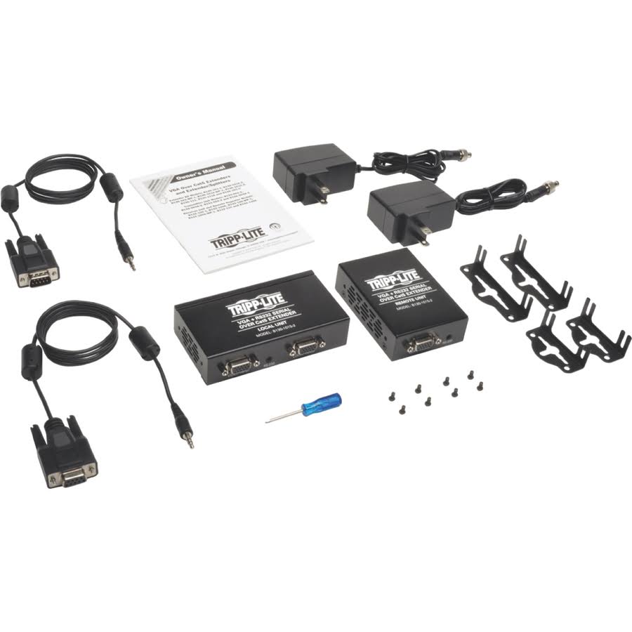VGA & RS232 Over Cat5 Cat6 Extender P5539