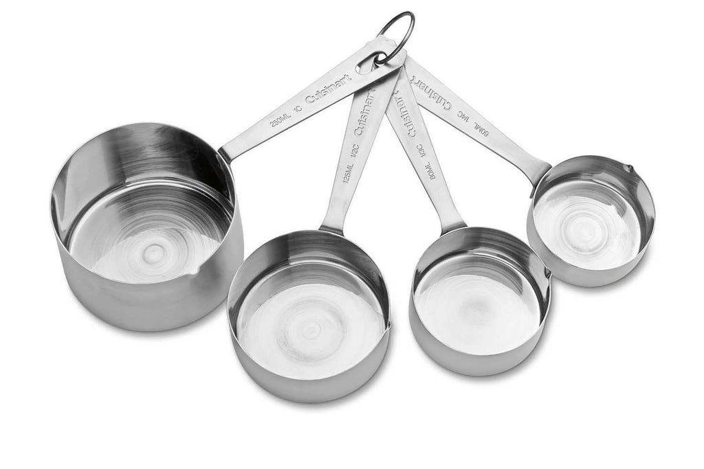 White Stand Mixer with Stainless Steel Measuring Cups and Spoons Q4252