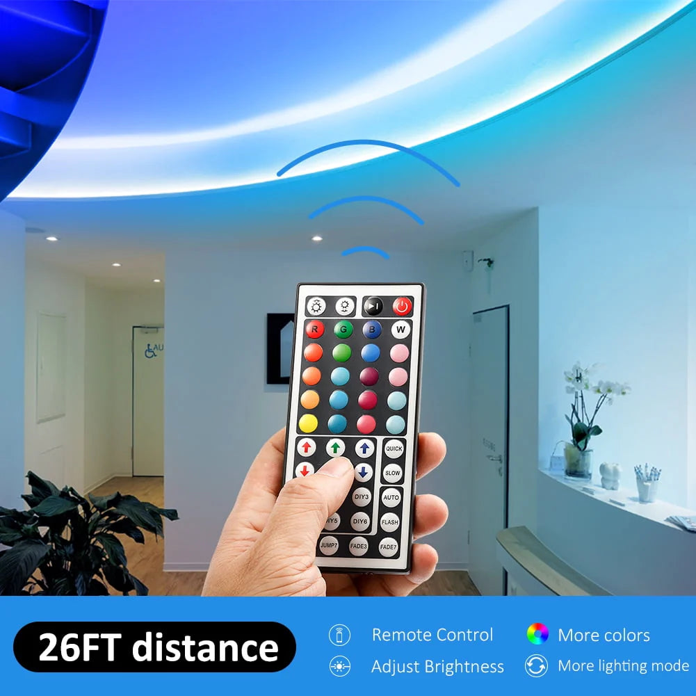LED Strip Light 32.8ft with Remote and Power Supply L251