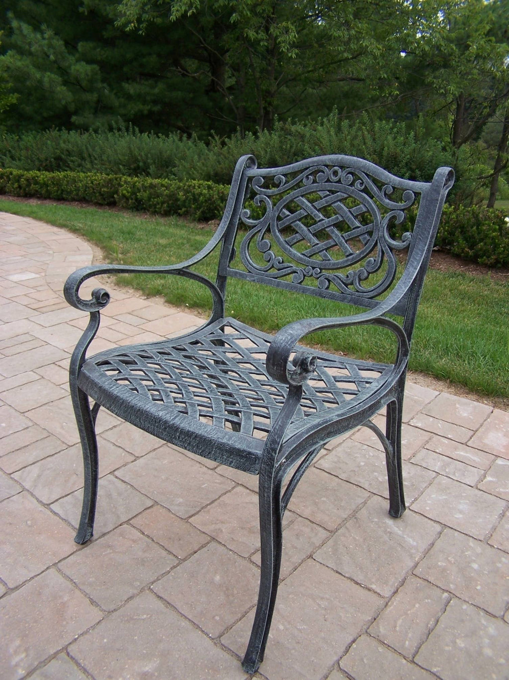 Cast Aluminum Dining Arm Chair D101107