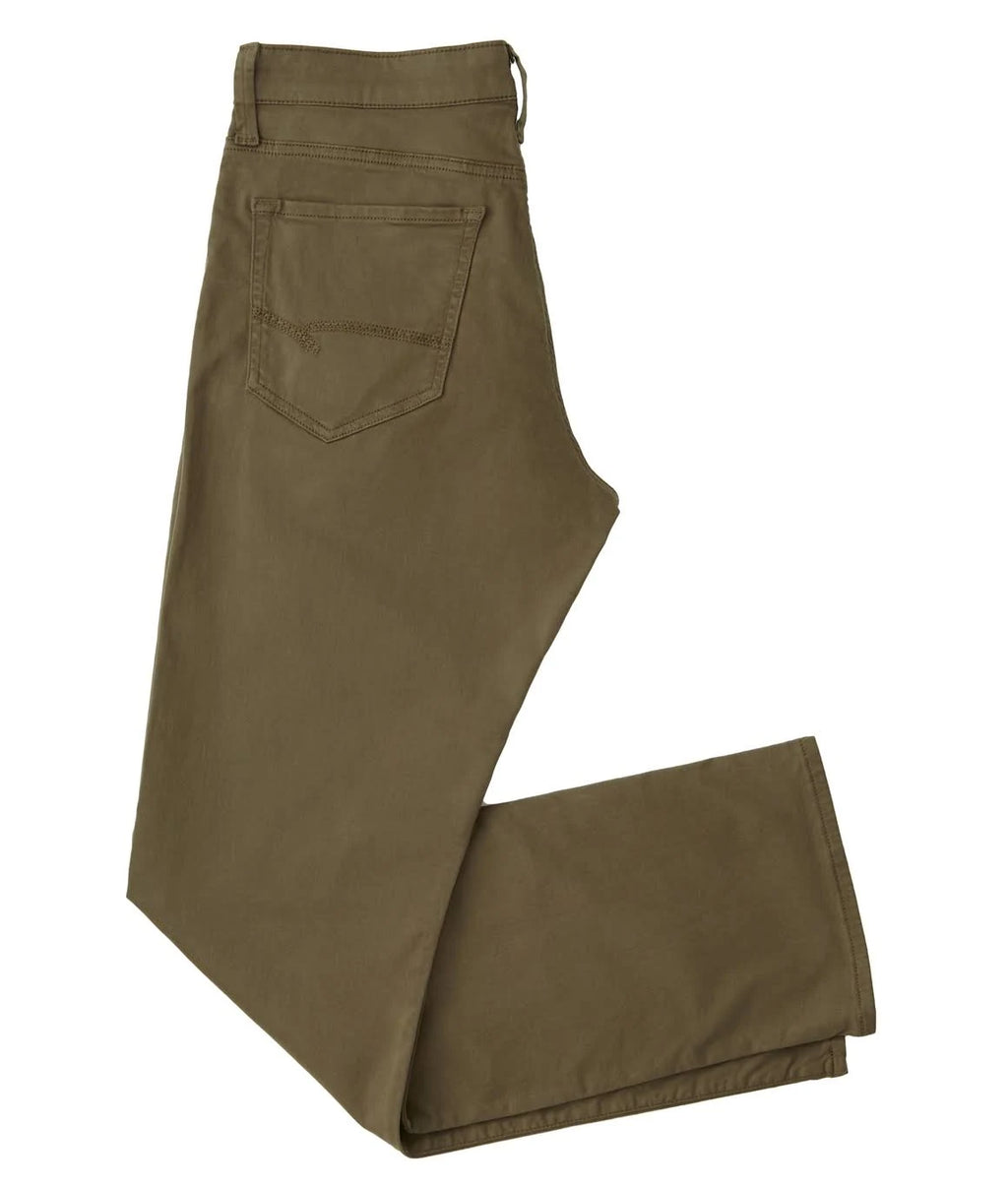 Relaxed Straight Pant - Dusty Olive Twill - 36x32 V711107