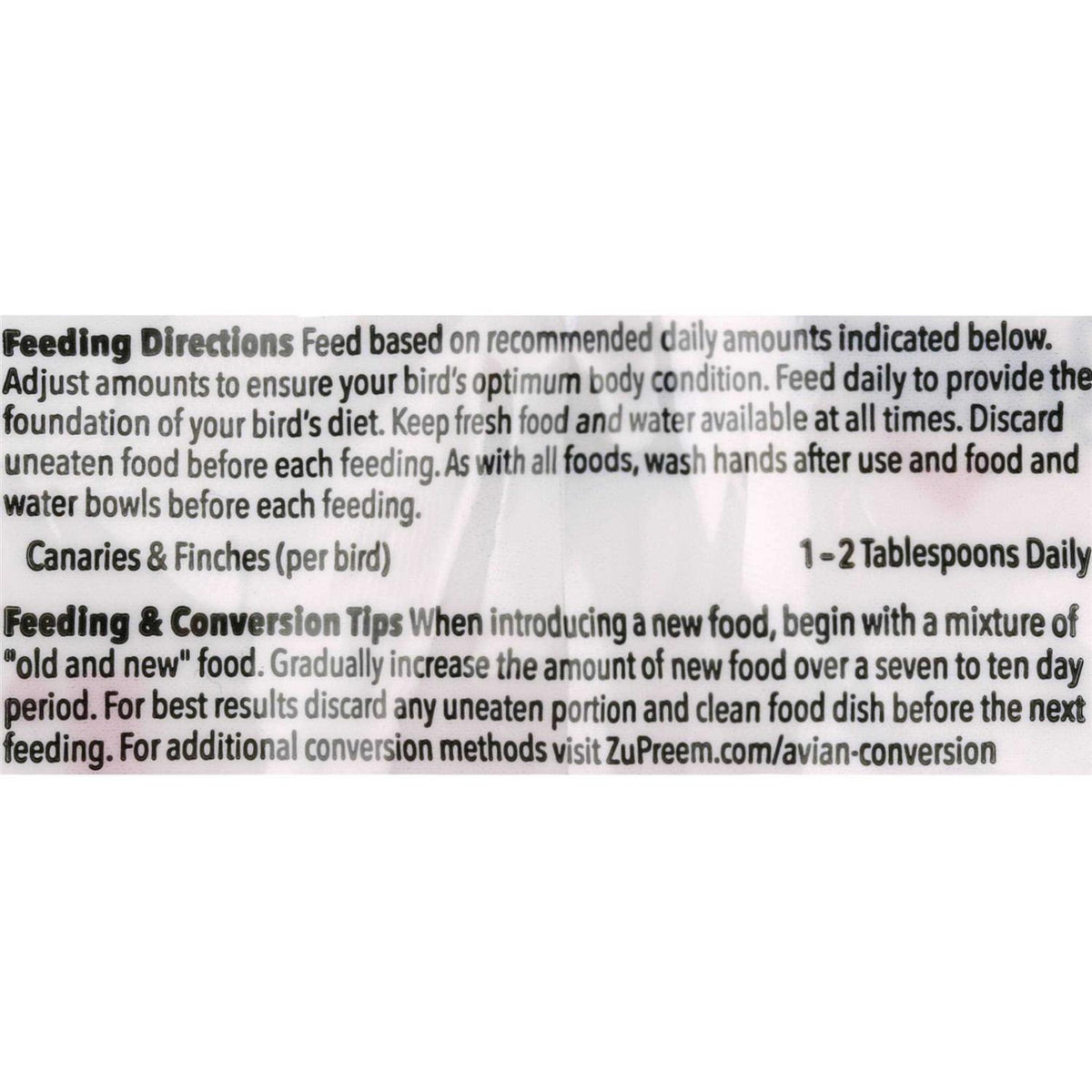 FruitBlend Flavor Bird Food Y5578