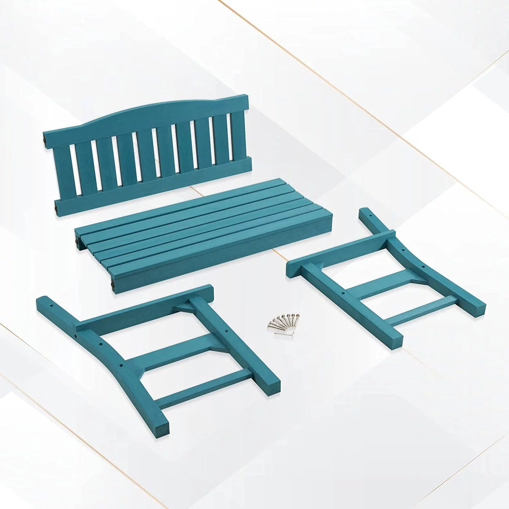 Poly Lumber Weatherproof 2-Person 50" Outdoor Bench O6378