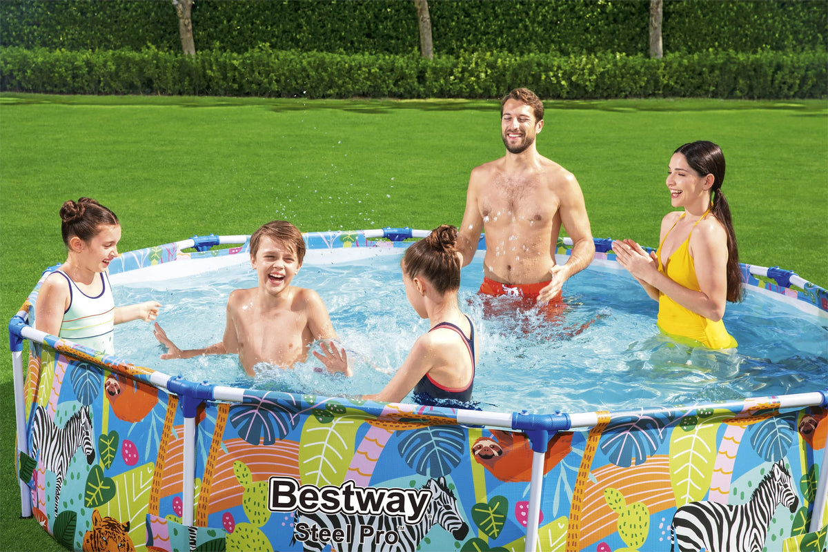 10 ft. x 26 in. Round Metal Frame Above Ground Pool M5696