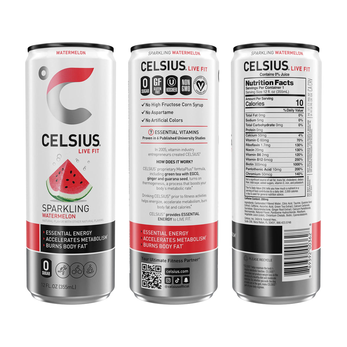 Sparkling Variety Pack Energy Drink 12 fl oz (Pack of 12) N23871