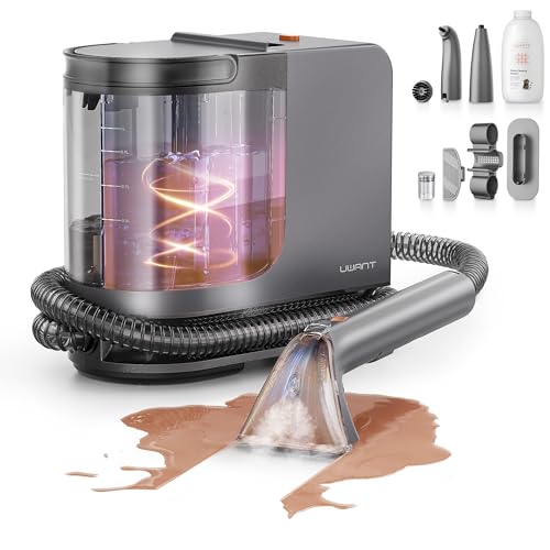 Portable Carpet Cleaner with Steam, 18Kpa Suction S89365