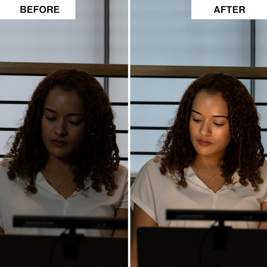 Video Conference Lighting for Monitor and Laptop, USB-C, Single Kit P595067