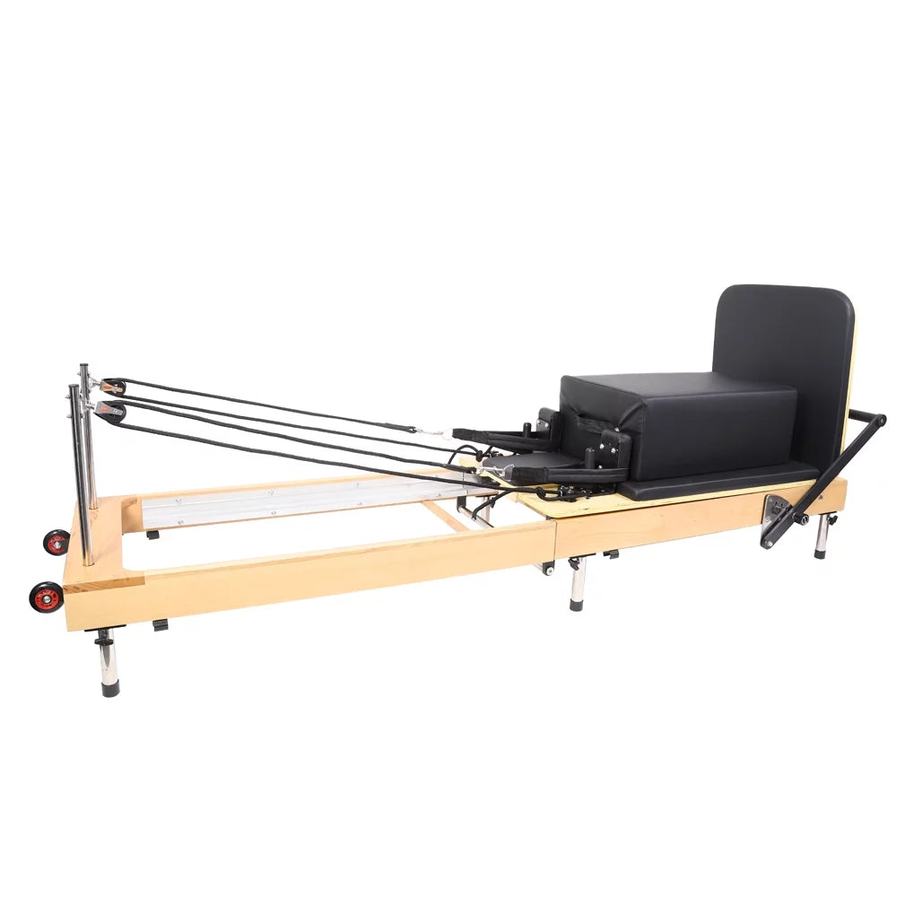 Pilates Reformer with Reformer Box, Cardio Rebounder, Padded Jump Board V25222