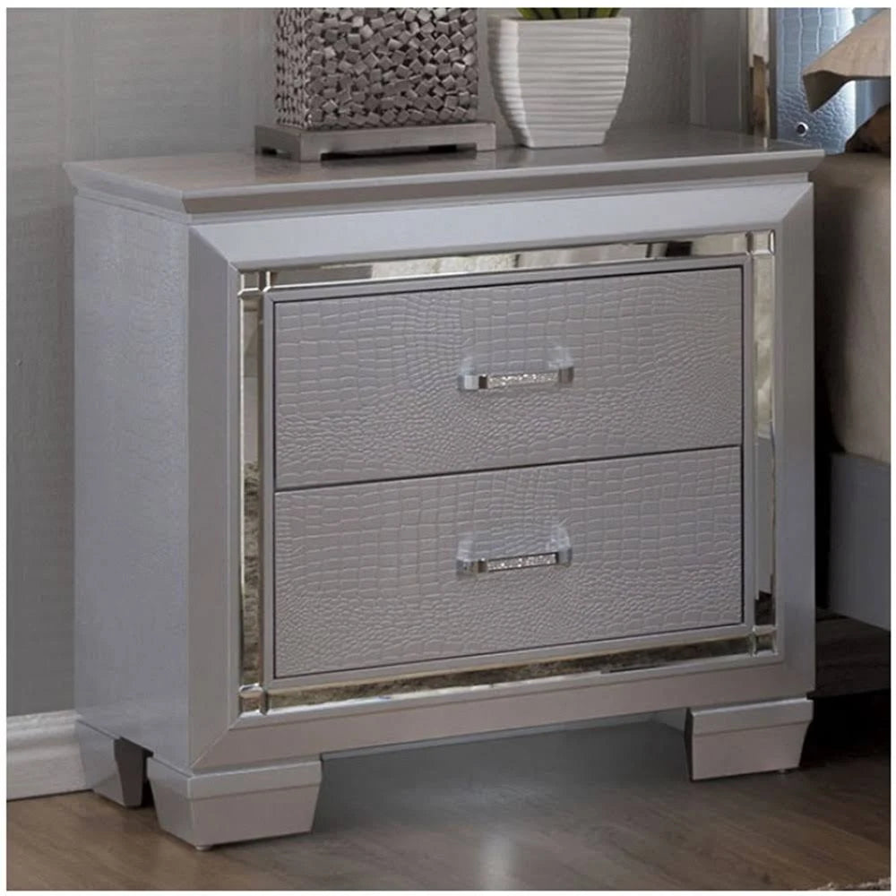 Silver Nightstand T1619