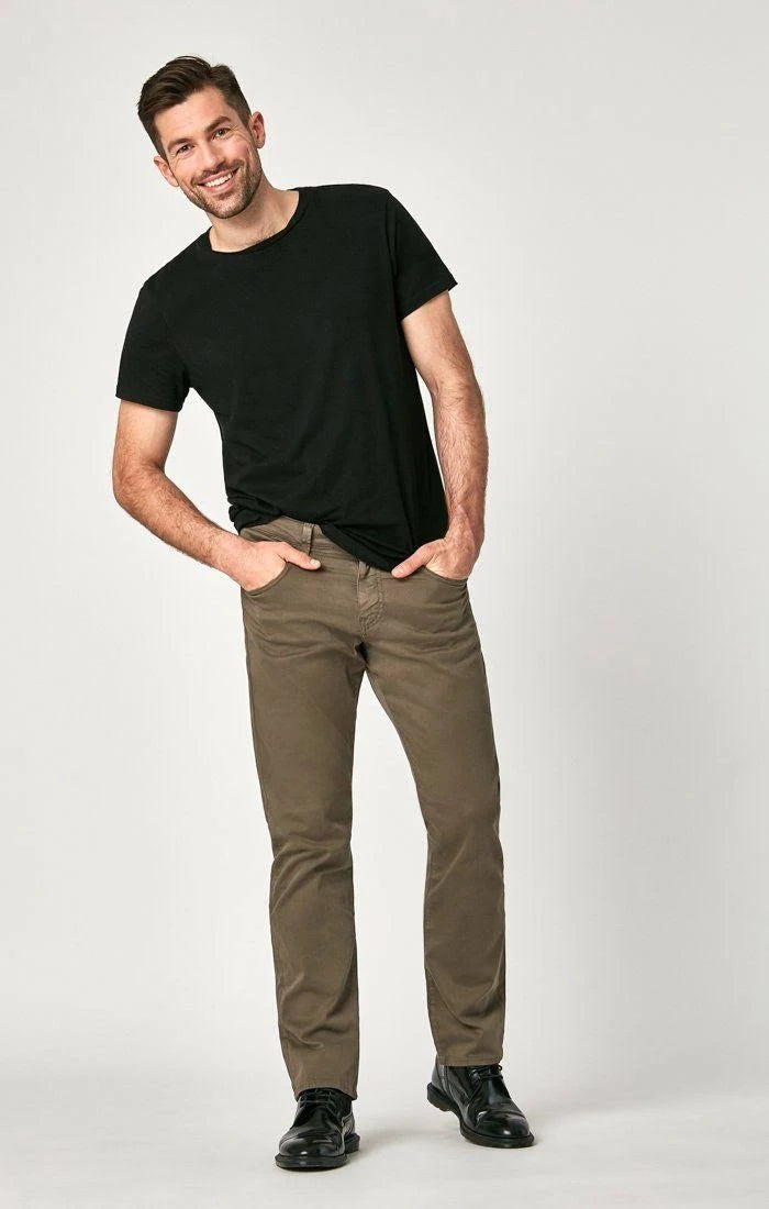 Relaxed Straight Pant - Dusty Olive Twill - 36x32 V711107