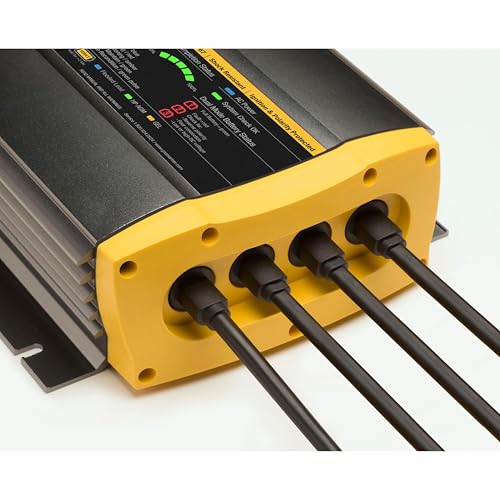 Waterproof Marine Battery Charger, 20 Amp, 3 Bank O45978