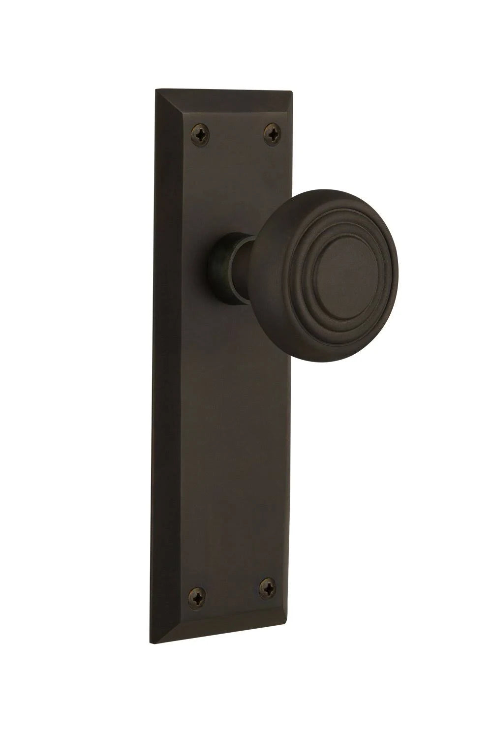 Oil-Rubbed Bronze Passage Door Knob M293660