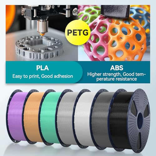 PETG Filament 1.75mm 2kg Black+Black Bundle Z37891