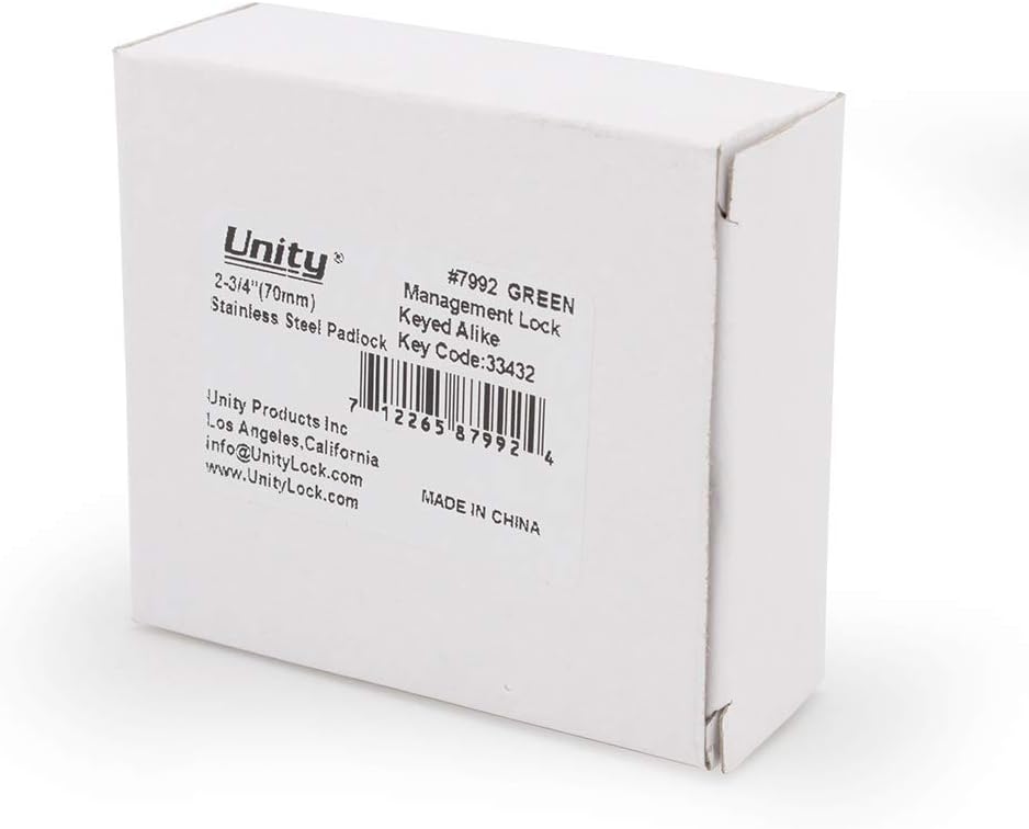 Green Disc Padlock 2-3/4" (70mm) (50) U485