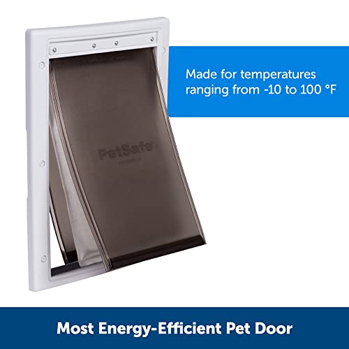 Extreme Weather Energy Efficient Pet Door for Large Dogs Up to 100 lb Z40148