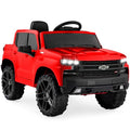 12V Licensed Chevrolet Silverado Ride On Truck Electric Car Toy with Parent Remote Control Pink D8623