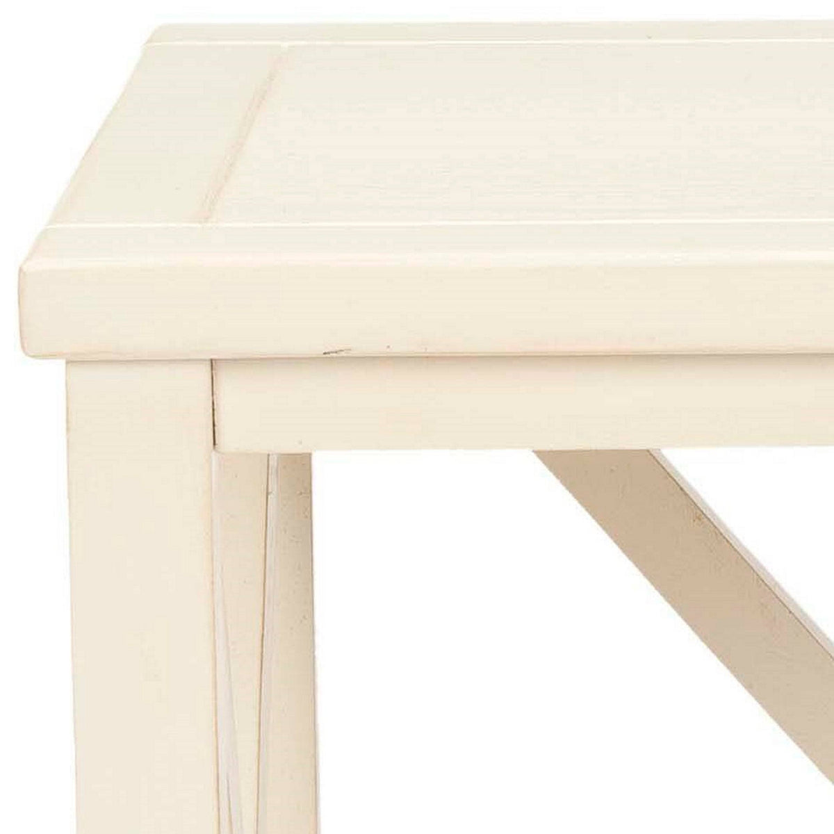 White Cross Back End Table R49341