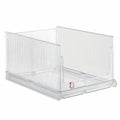 Clear Stackable Plastic Storage Bins B5450