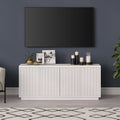 Black Grain Rectangular TV Stand U599