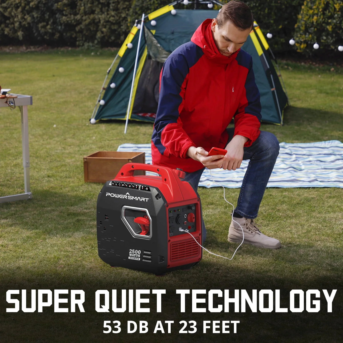 2500W Portable Inverter Gas Generator U414048