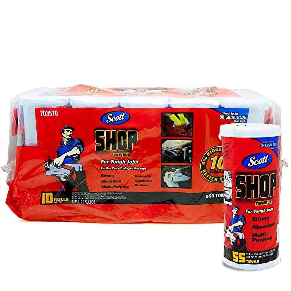 Shop Towels 10-pack 55 Towels Per Roll Q5500